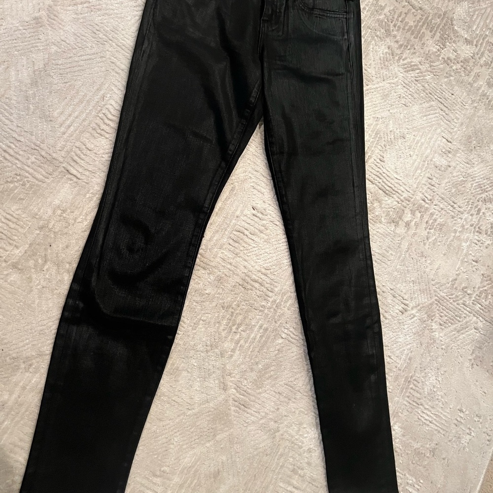 Joe's Jeans Women's Black Coated Skinny Jeans size 27